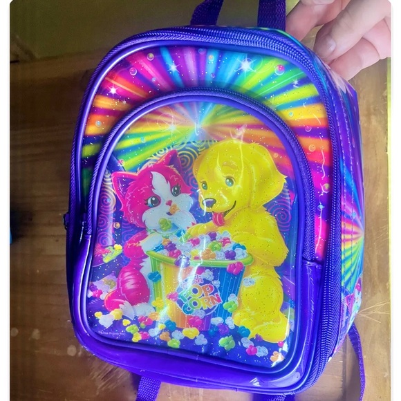 Lisa Frank | Bags | Vintage Lisa Frank Backpack Glitter Purse Rainbow ...